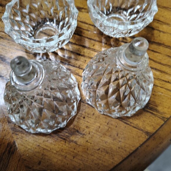 Two Pear Shaped Crystal Box with Lid - Picture 6 of 10